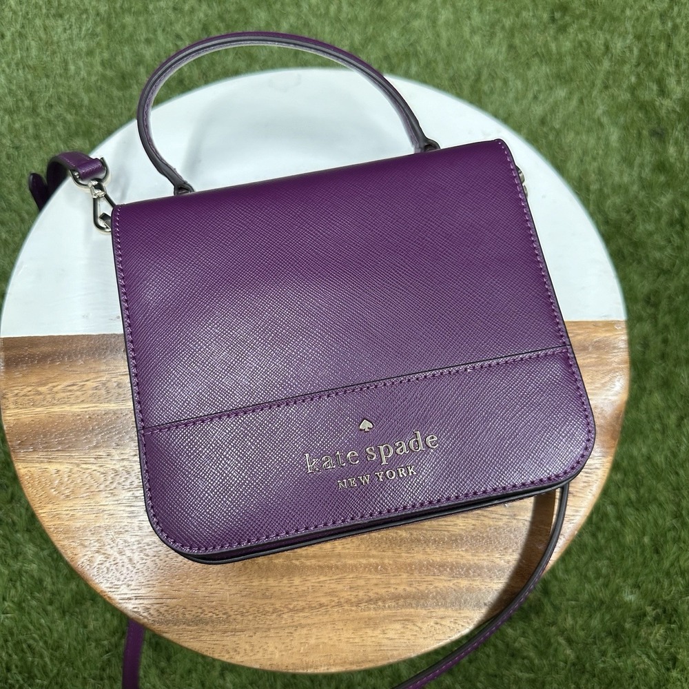 Kate Spade Staci‎ Square Crossbody Plum Pie